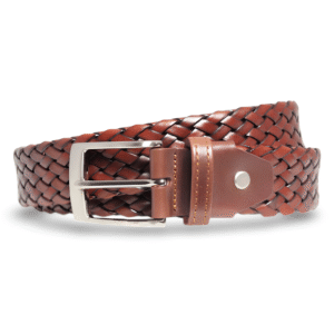 Pelle Intrecciata - Brick Brown