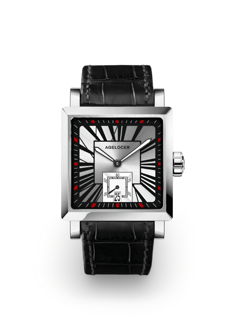 Agelocer – Romaire | Silver Surface, Black Belt