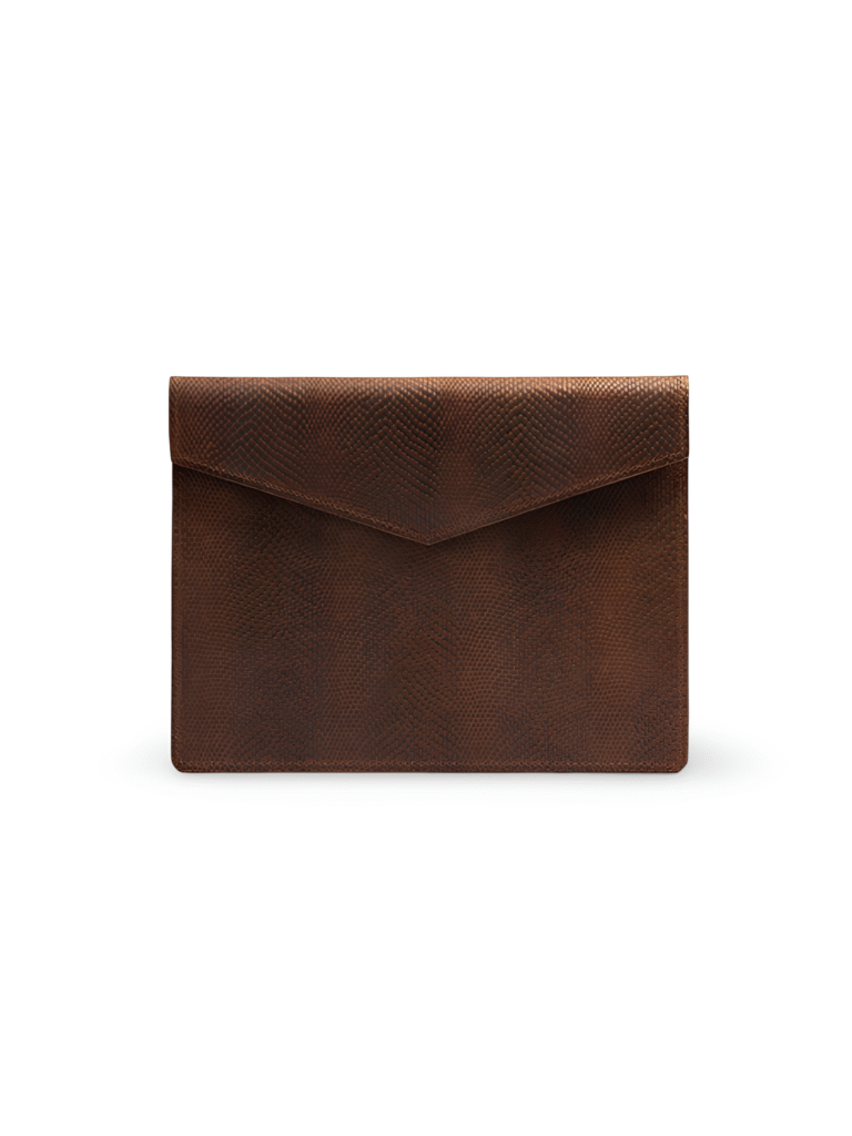 The Asti iPad Sleeve - Burnt Chestnut