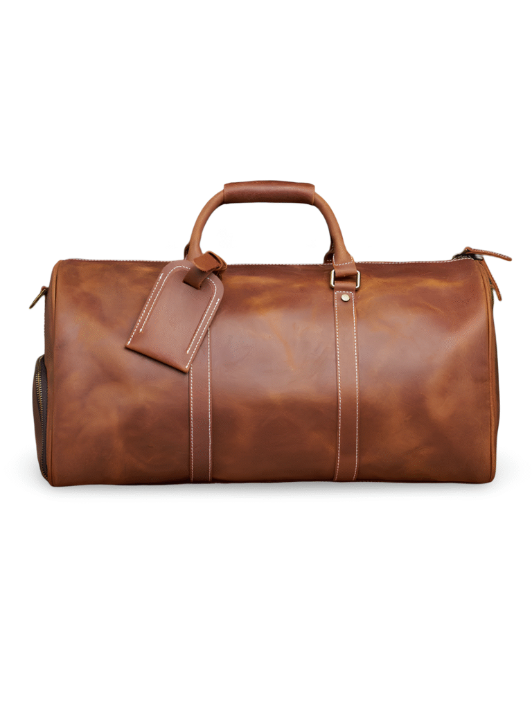 The Silk Road Duffle - Vintage Caramel