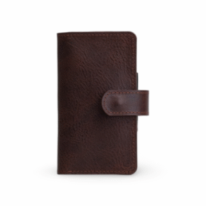Aethel Leather Folio Wallet with MagSafe - Espresso