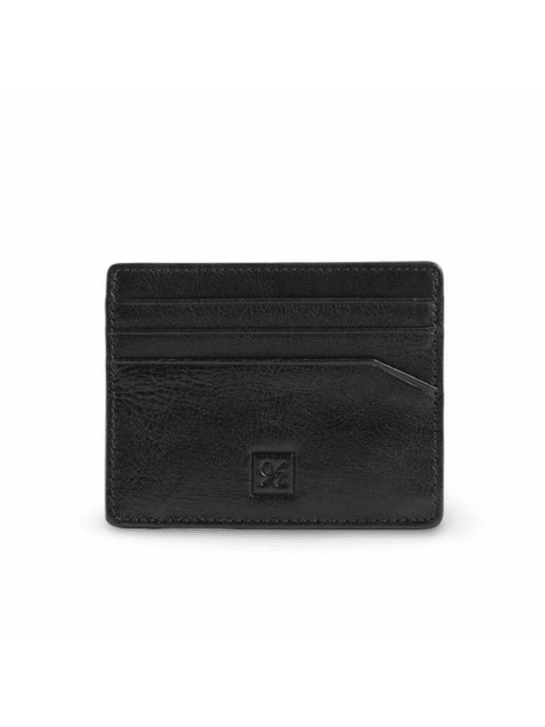 O/Z – Leather Slim Wallet | Charcoal Black