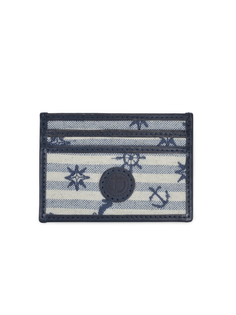 SEAJURE – Lovina Embroidered Linen Card Holder