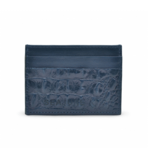 SEAJURE – Croc Embossed Leather Card Holder