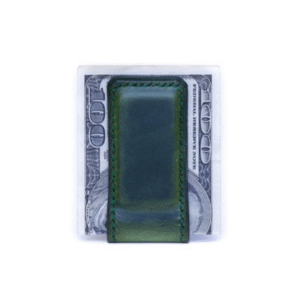 Dorian Magnetic Money Clip - Emerald Green