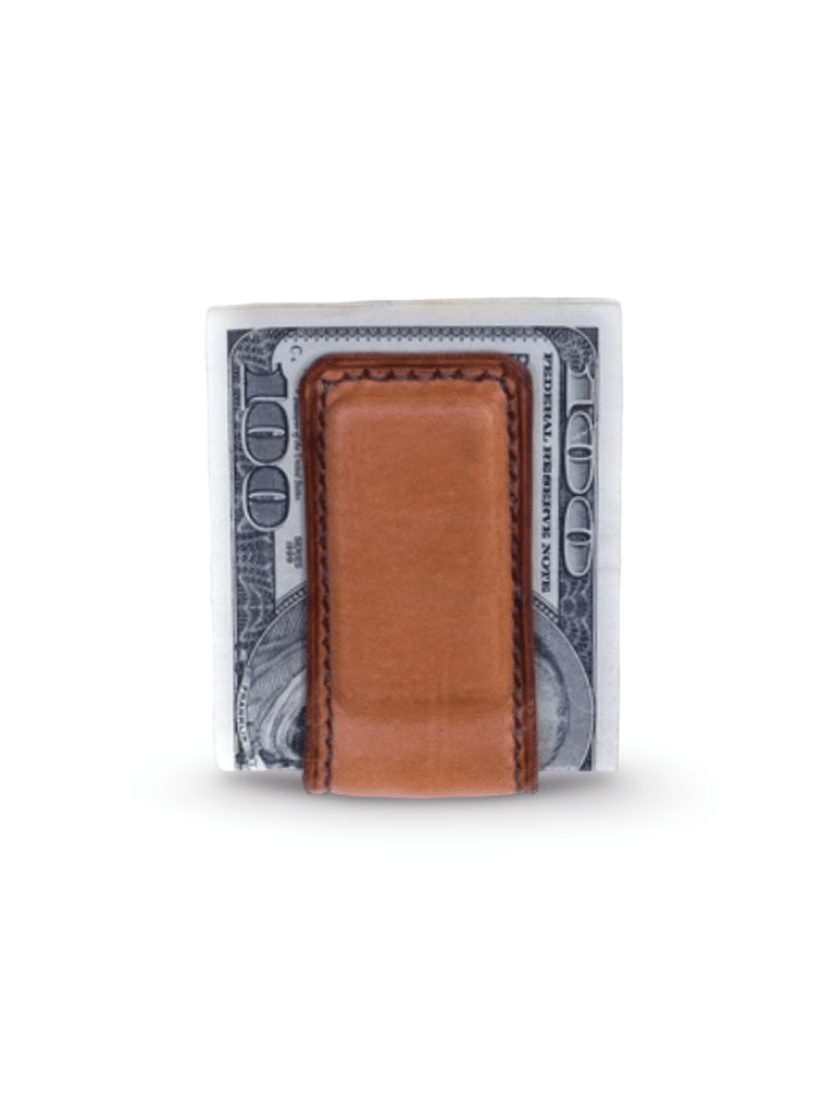 Dorian Magnetic Money Clip - Classic Tan