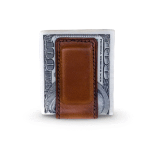Dorian Magnetic Money Clip - Golden Chestnut