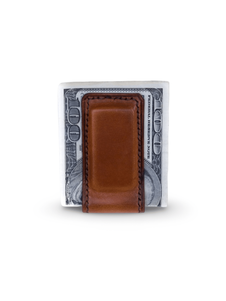 Dorian Magnetic Money Clip - Golden Chestnut