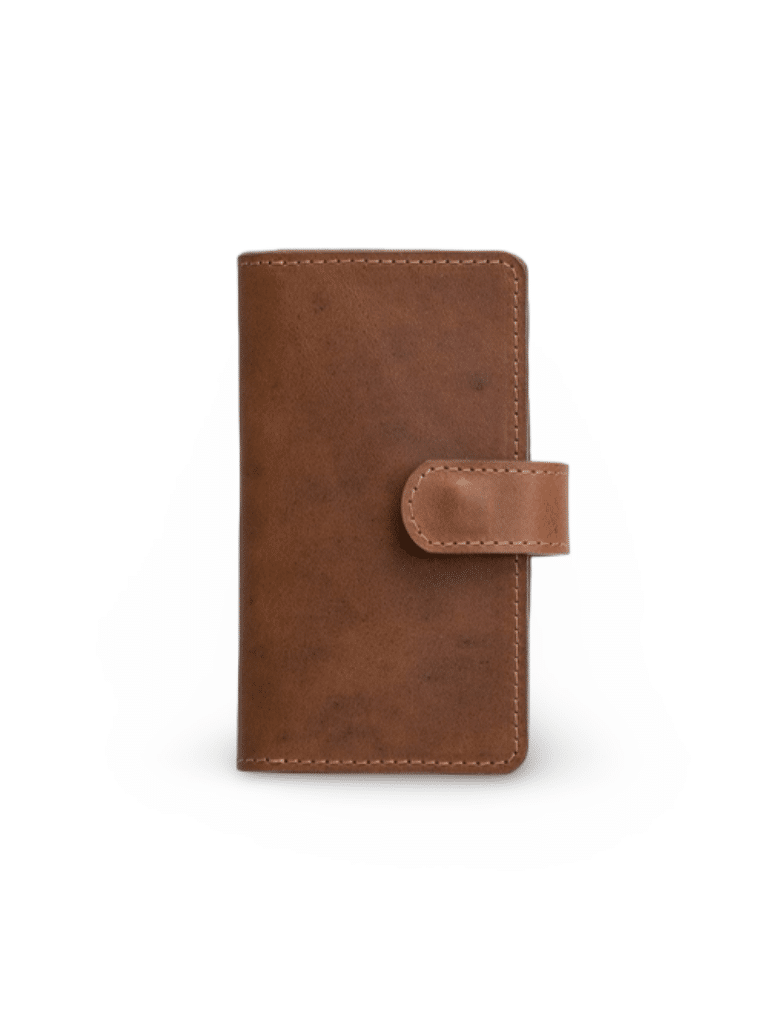 Aethel Leather Folio Wallet with MagSafe - Mocha