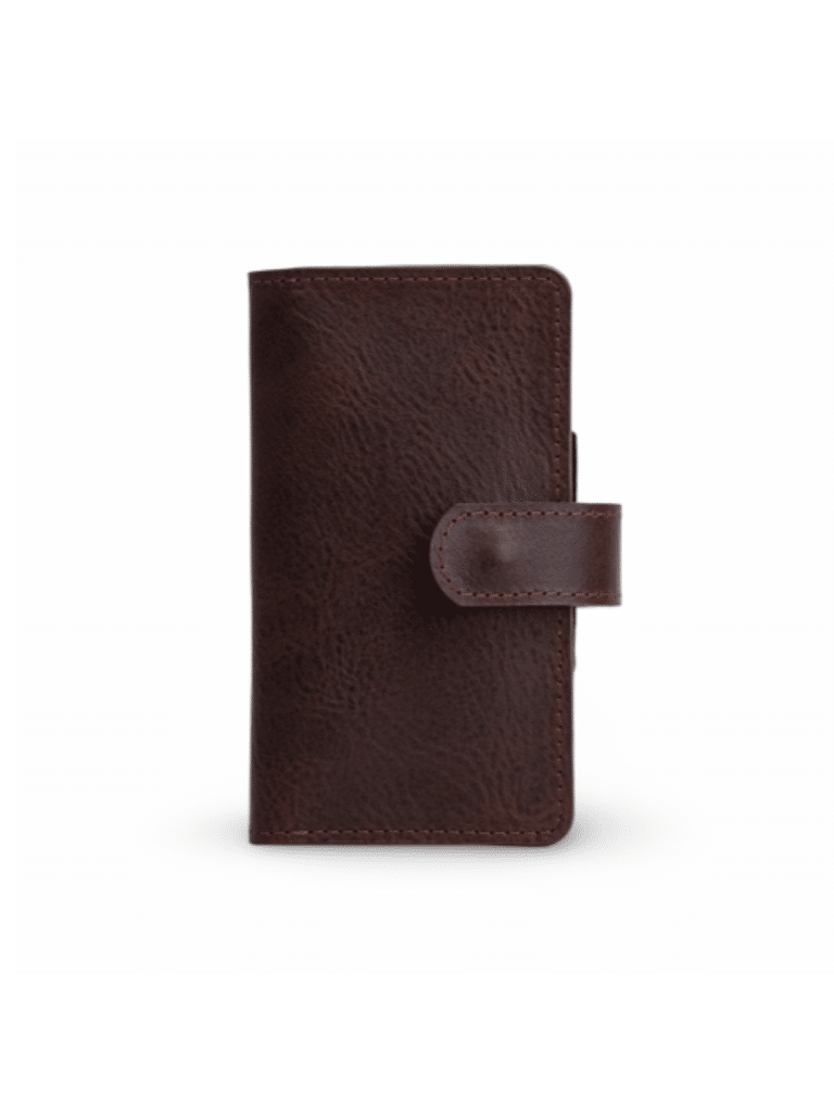 Aethel Leather Folio Wallet with MagSafe - Espresso