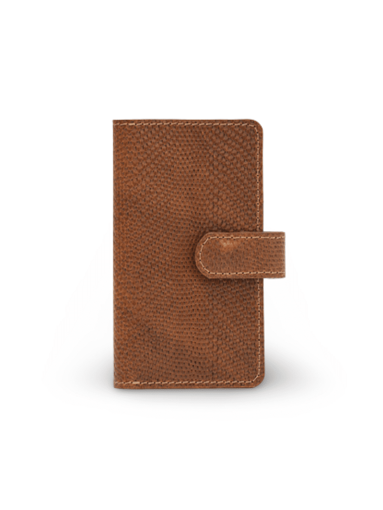 Aethel Leather Folio Wallet with MagSafe - Buff