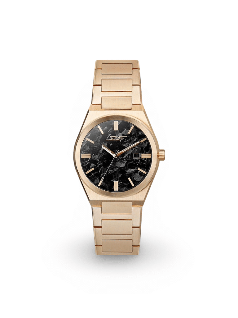 SCF – Forged Carbon Fiber Watch | Gold