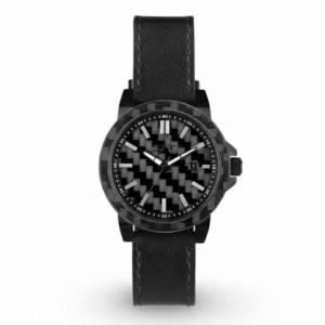 SCF – Forged Carbon Fiber Watch | Jet Black Chevron