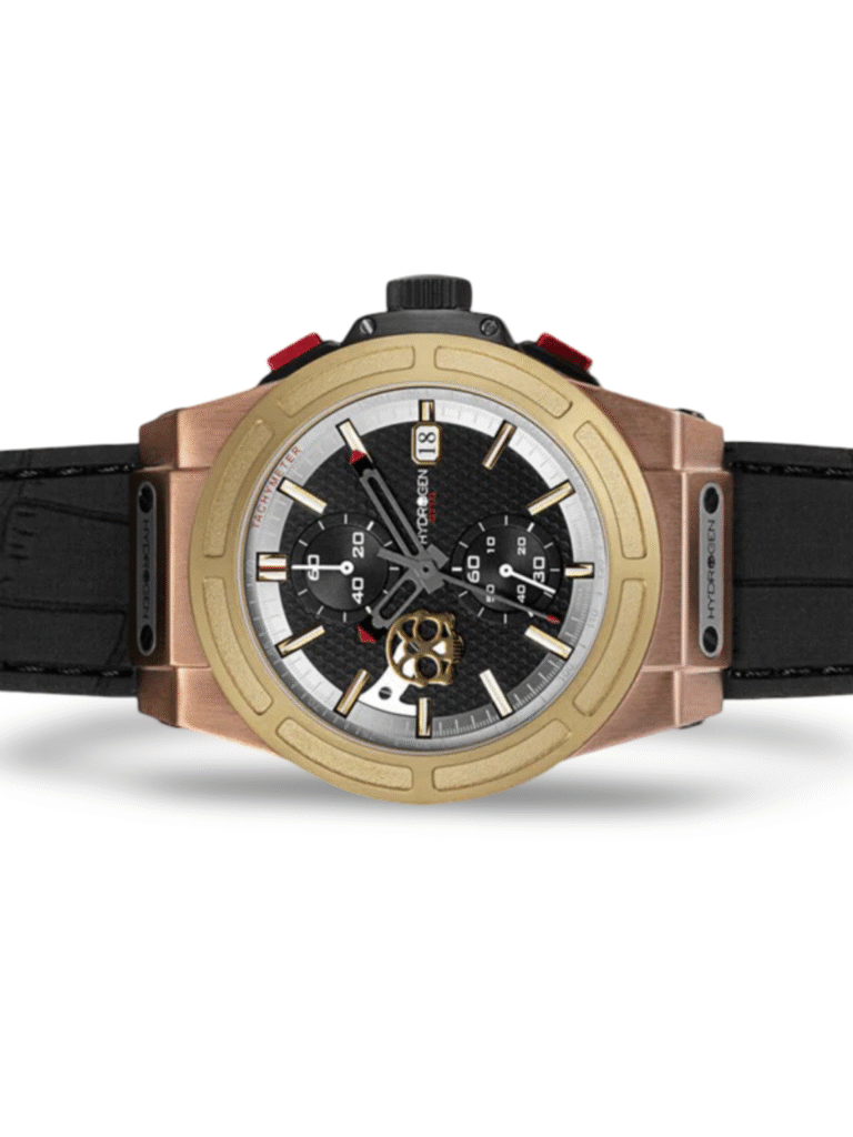 Hydrogen Watch – Otto Chrono | Gold and Brown Mix