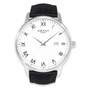 Amant – Roma | Silver Black Calf