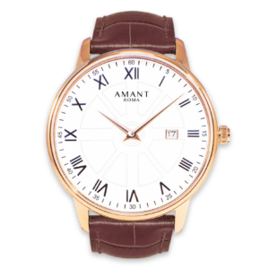 Amant – Roma | Rose Gold Brown Calf