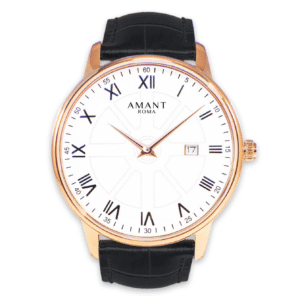 Amant – Roma | Rose Gold Black Calf
