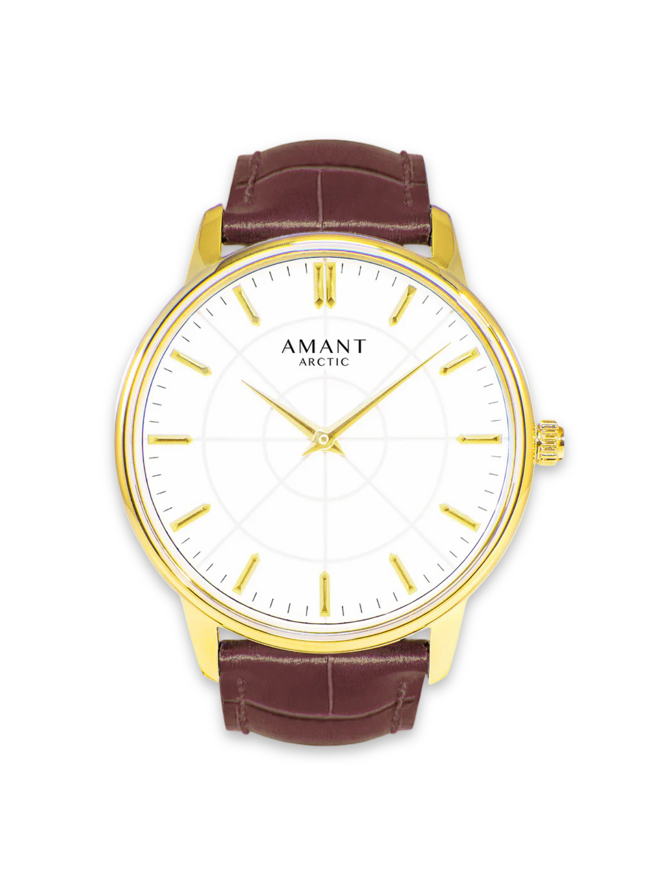 Amant – Arctic | Gold Brown Calf