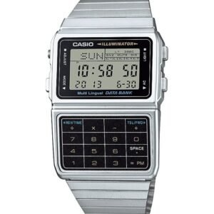 Casio Men's Stainless 8 Digit Calculator Watch