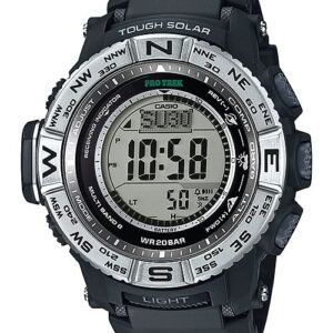 Casio Men's PRW-3500-1CR Atomic Resin Digital Watch