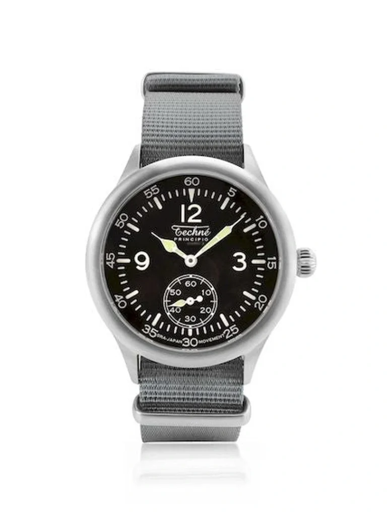 Techné – Field quartz watch | Grey