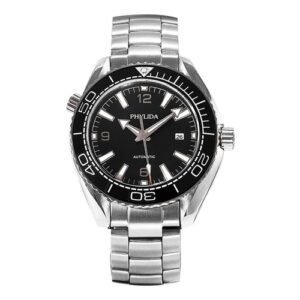 Men's 43.5mm Automatic Watch Black Sea master Ocean Homage Sapphire