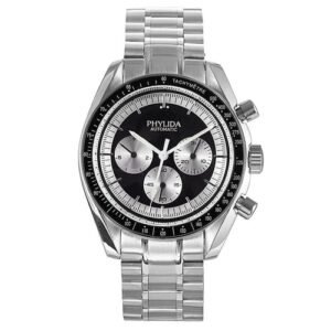 Arrival 40mm Black Panda Dial Men's Watch Automatic Movement Day/Date
