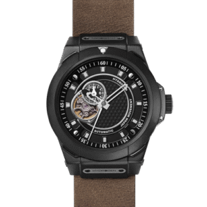 Vento Black Nato Leather
