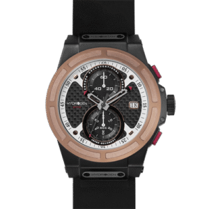 Otto Chrono Black Rose Gold Nato
